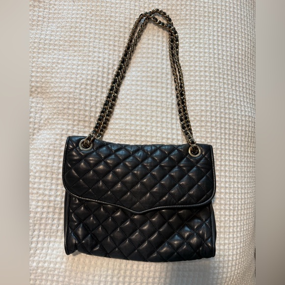 Rebecca Minkoff Black Quilted Shoulder Bag - Picture 2 of 8
